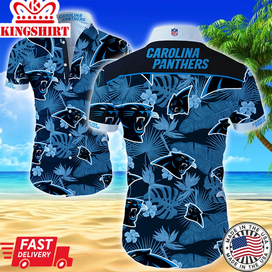 Beach Shirt NFL Carolina Panthers Hawaiian Shirt