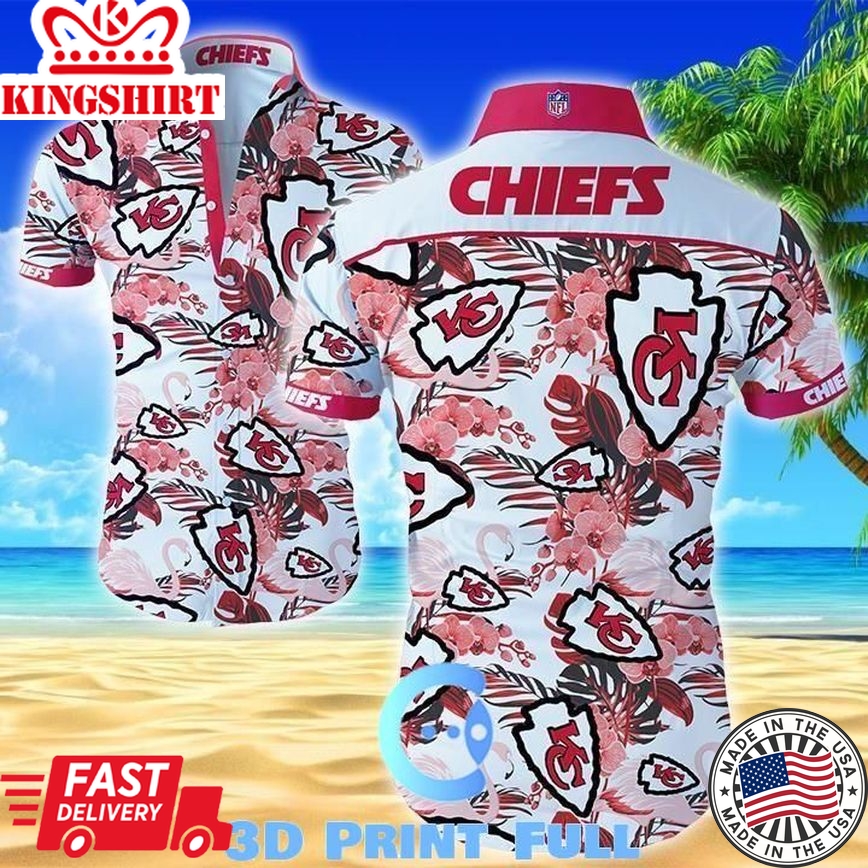 Beach Shirt NFL Kansas City Chiefs Classic Premium Hawaiian Shirt