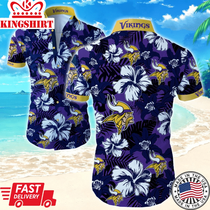 Beach Shirt NFL Minnesota Vikings Hawaiian Shirt