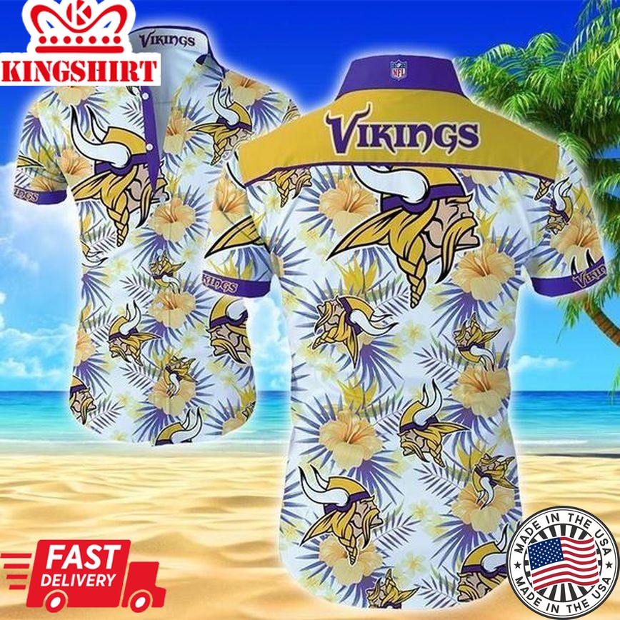 Beach Shirt NFL Minnesota Vikings Hawaiian Shirt Muctk