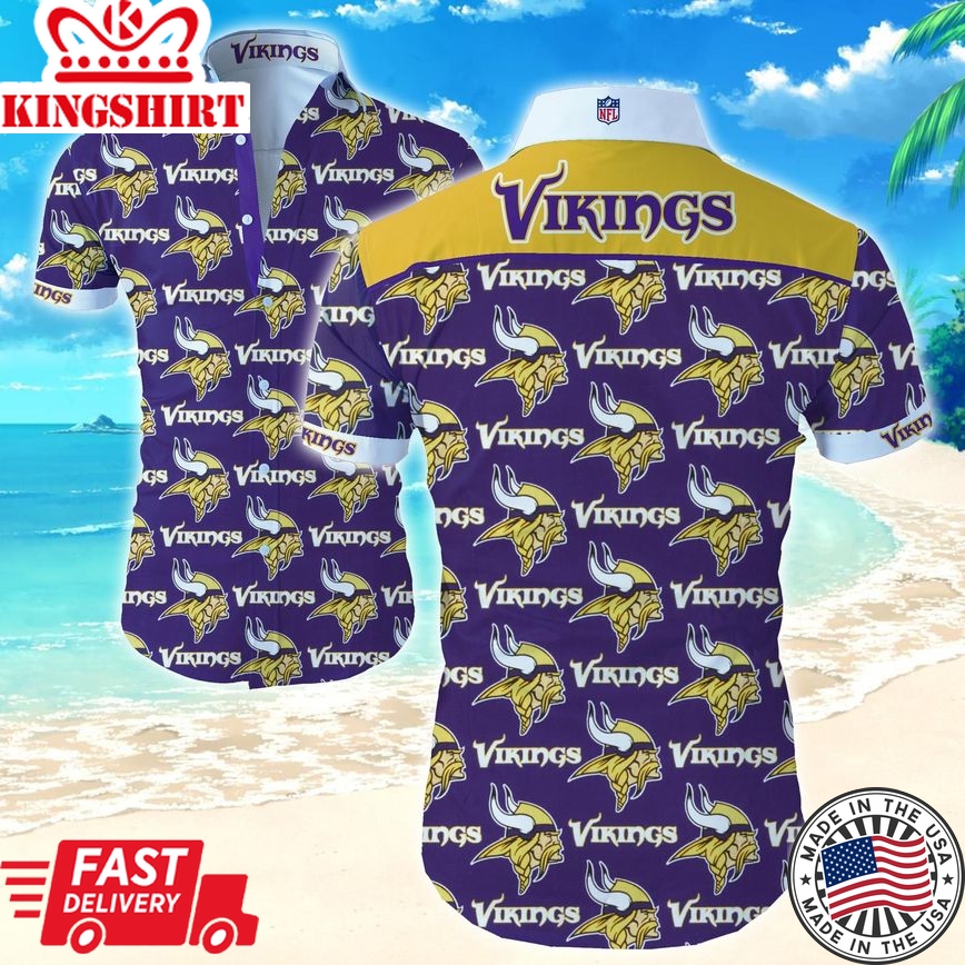 Beach Shirt NFL Minnesota Vikings Hawaiian Shirt Rryek