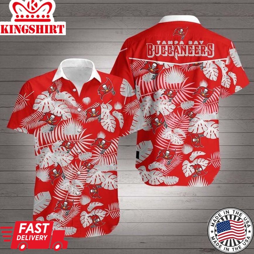 Beach Shirt NFL Tampa Bay Buccaneers Hawaiian Shirt All Over Print