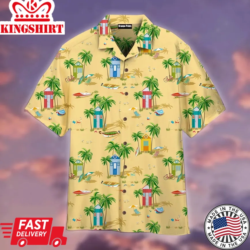 Beach Tropical Trendy Hawaiian Shirt