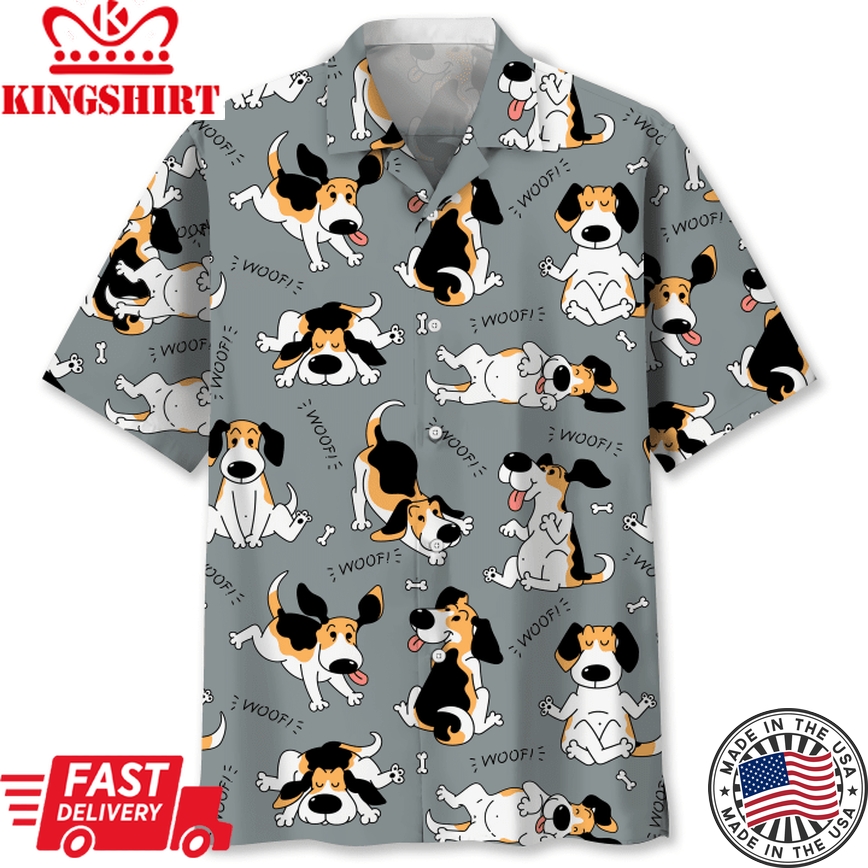 Beagle Hawaiian Funny Hawaii Shirt