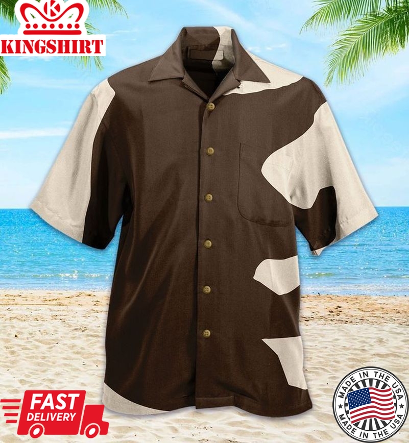 Bear Cream And Brown Trendy Hawaiian Shirt 3D Summer Gifts