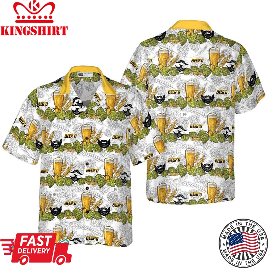 Beard Beer Hawaiian Shirt