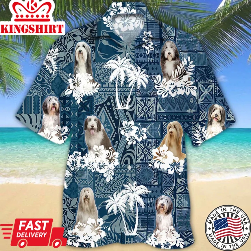 Bearded Collie Trendy Hawaiian Shirt Summer Gifts