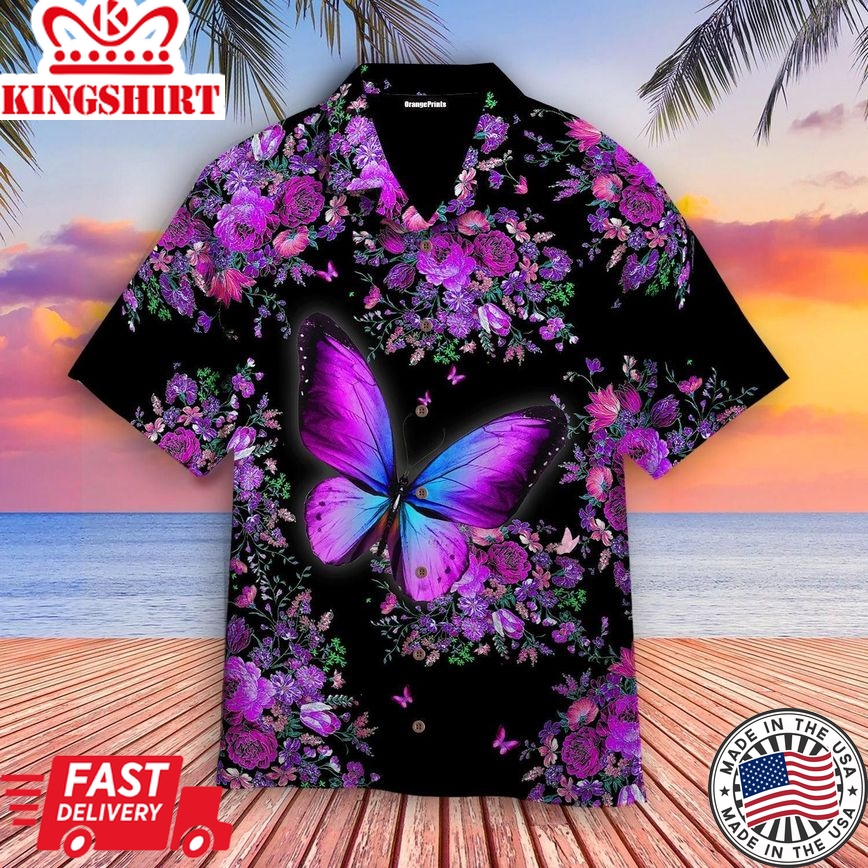 Beautiful Butterfly Trendy Hawaiian Shirt