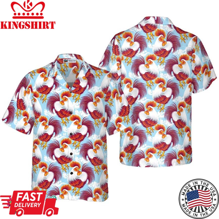 Beautiful Chickens Hawaiian Shirt