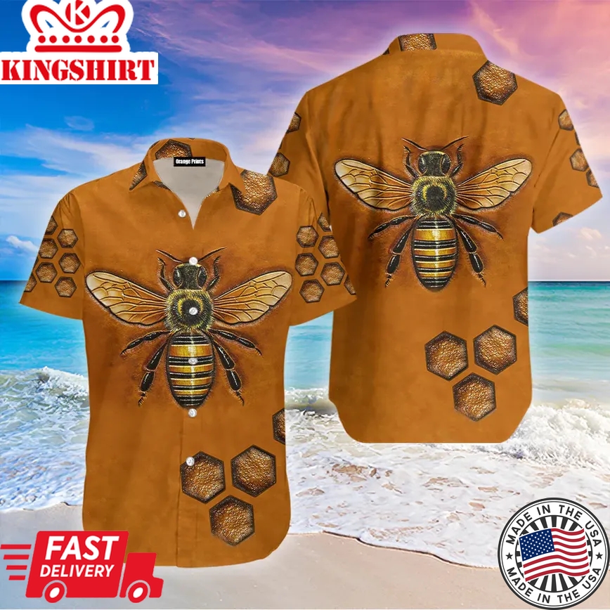 Bee Trendy Hawaiian Shirt