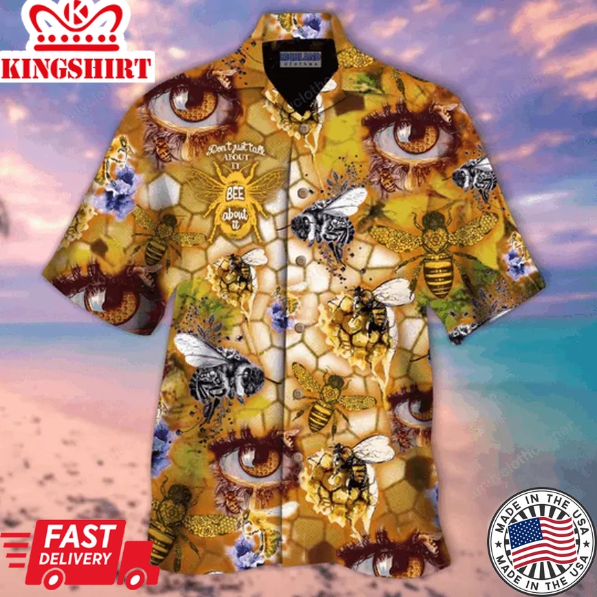 Bee Trendy Hawaiian Shirt