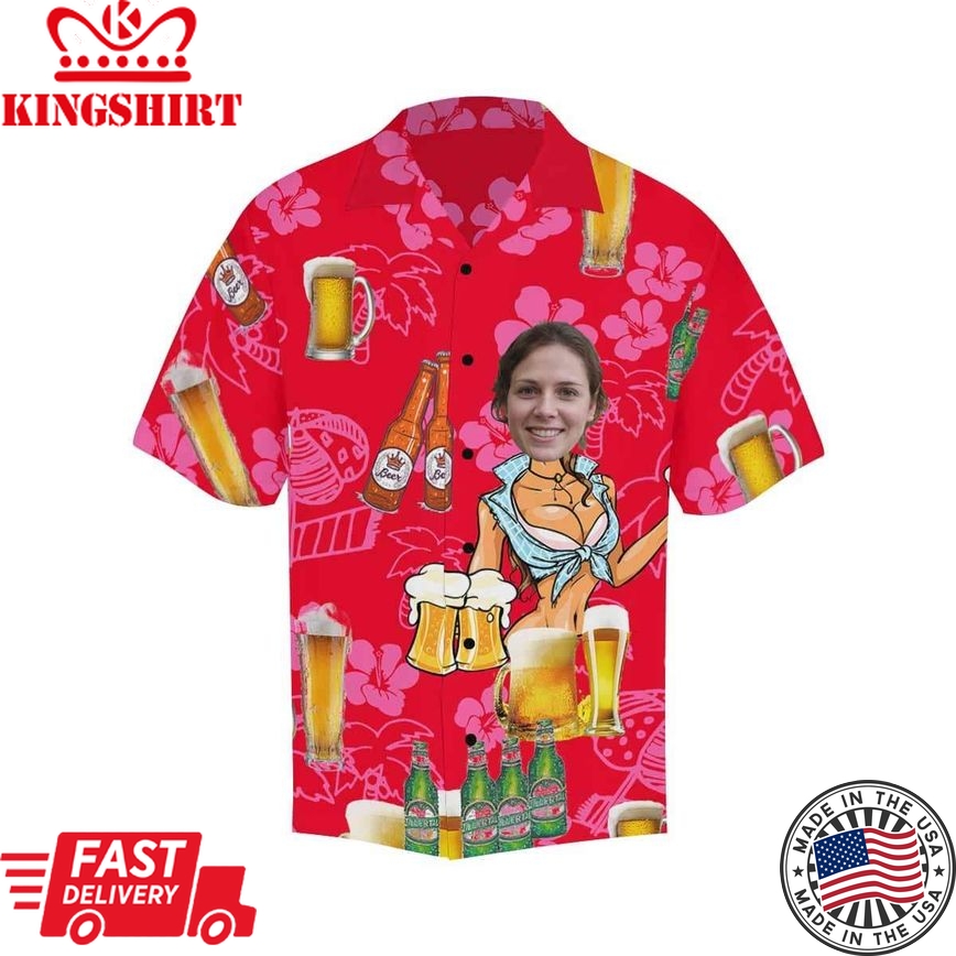 Beer Aloha Shirts Gift Personalized Hawaiian Shirts