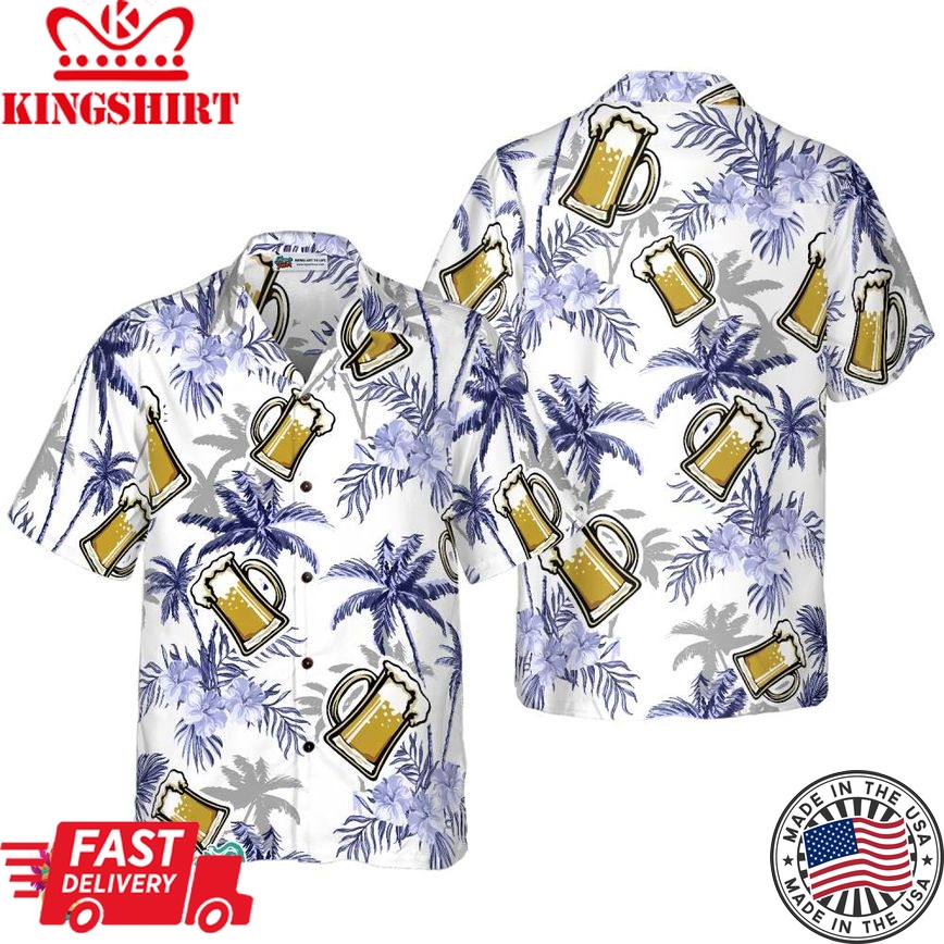 Beer Coconut Tree V1 Hawaiian Shirt