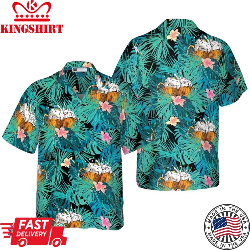 Beer Tropical Hawaiian Shirt