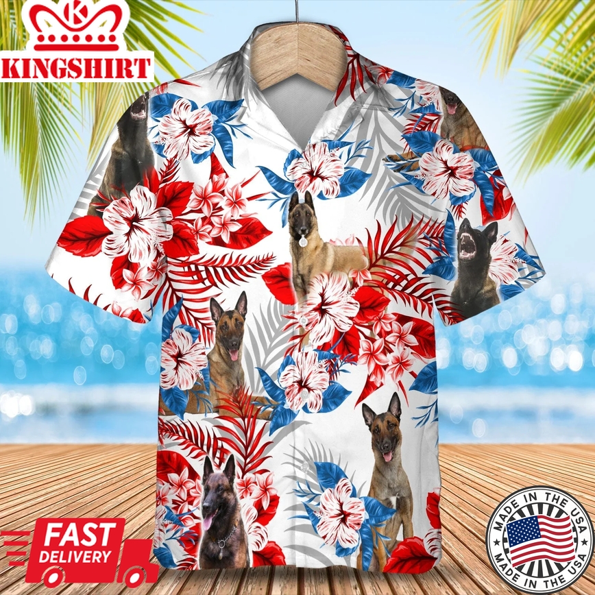 Belgian Malinois Trendy Hawaiian Shirt - Gift For Summer, Summer Aloha Shirt, Trendy Hawaiian Shirt For Men And Women