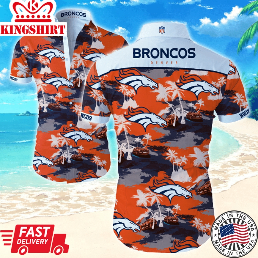 Best Denver Broncos Hawaiian Aloha Shirt Gift For Fans