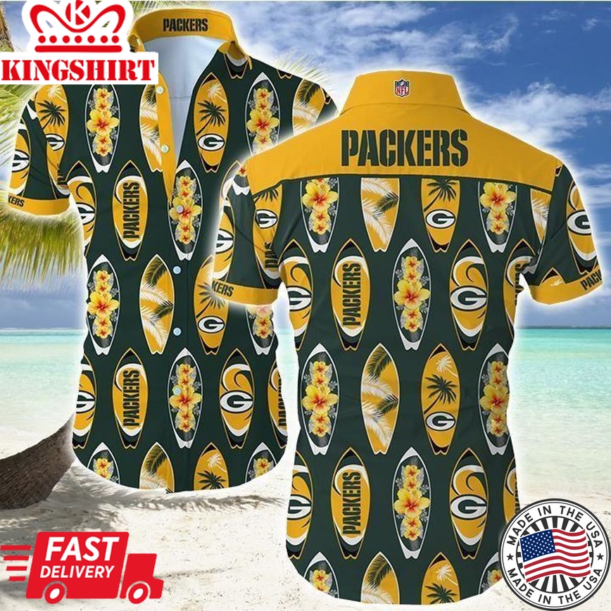 Best Green Bay Packers Hawaiian Aloha Shirt: Limited Edition Gift