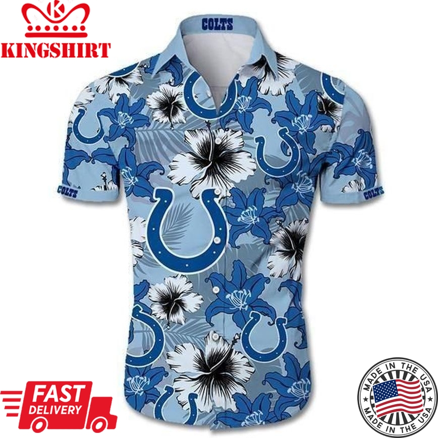 Best Indianapolis Colts Hawaiian Shirt For Big Fans