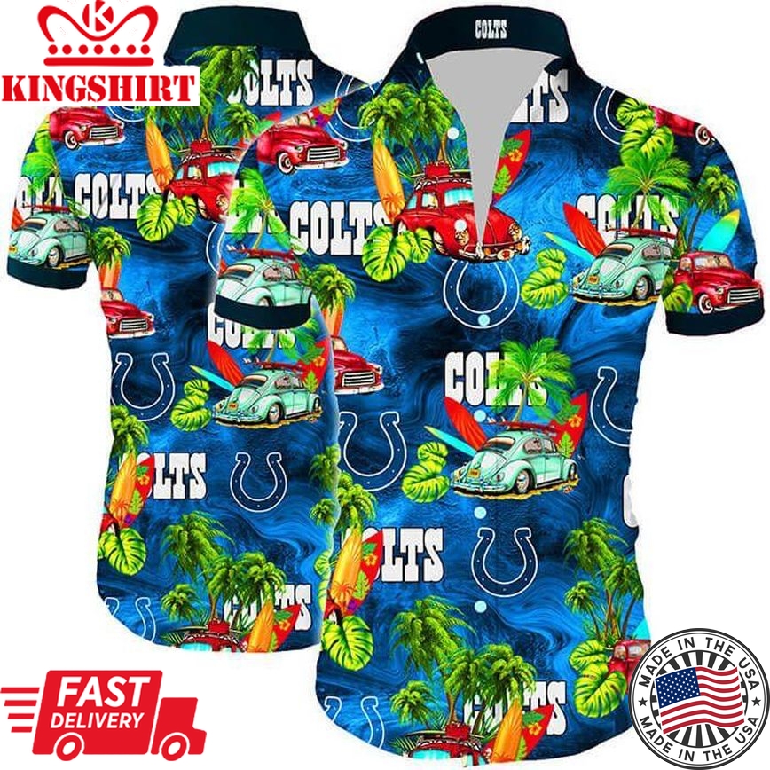 Best Indianapolis Colts Hawaiian Shirt Gift For Fans