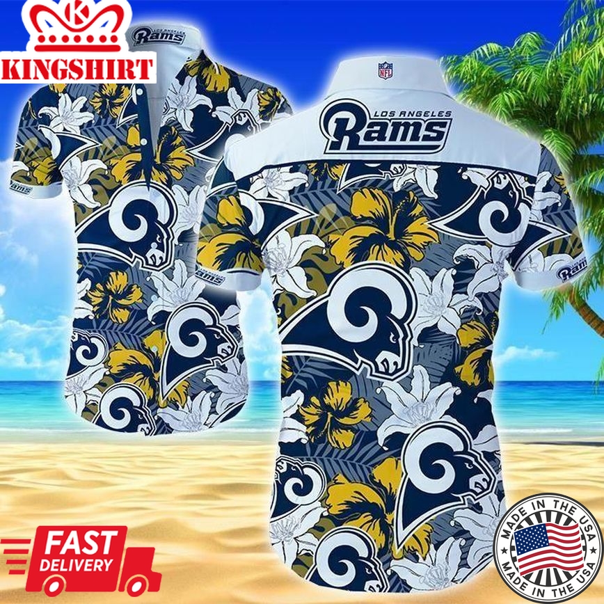 Best Los Angeles Rams Hawaiian Shirt For Awesome Fans