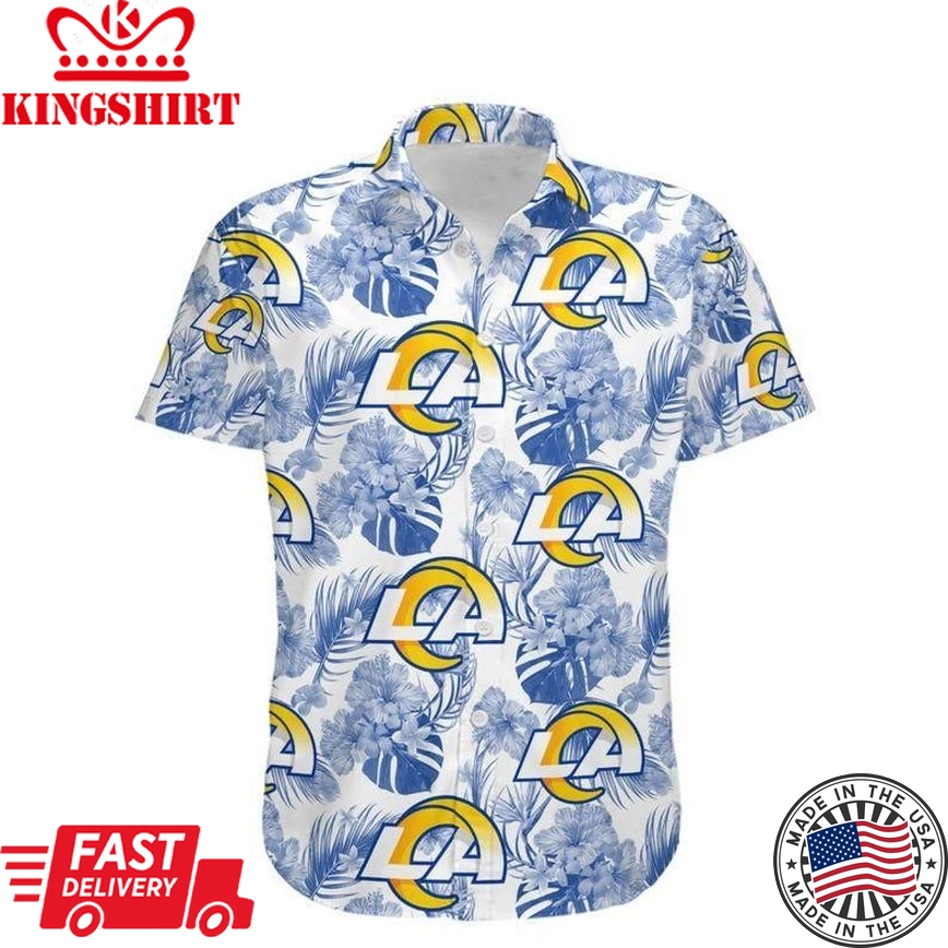 Best Los Angeles Rams Hawaiian Shirt Gift For Fans