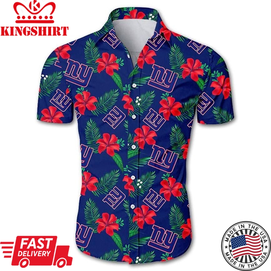 Best New York Giants Hawaiian Aloha Shirt For Sale