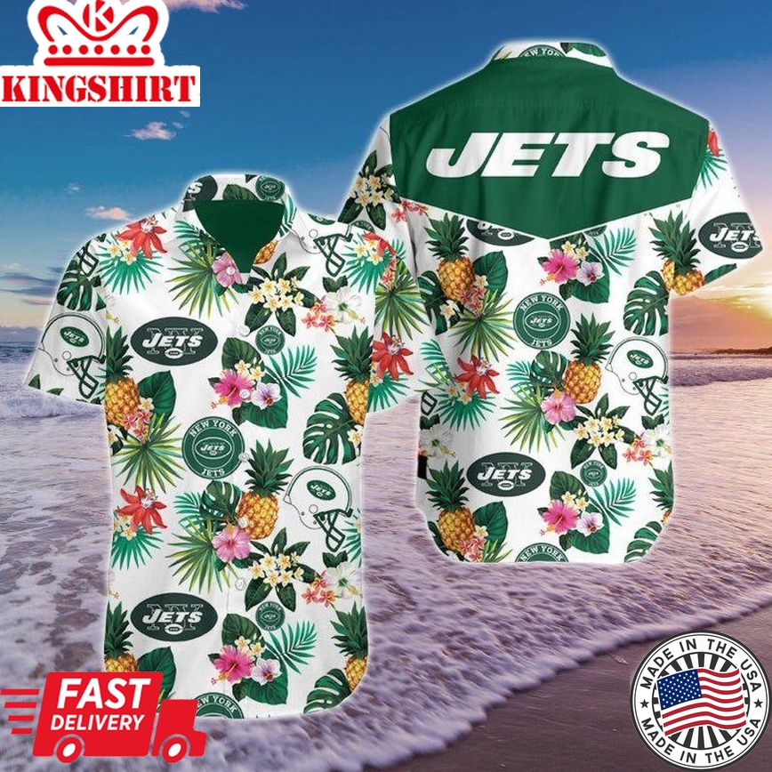 Best New York Jets Hawaiian Shirt For Big Fans