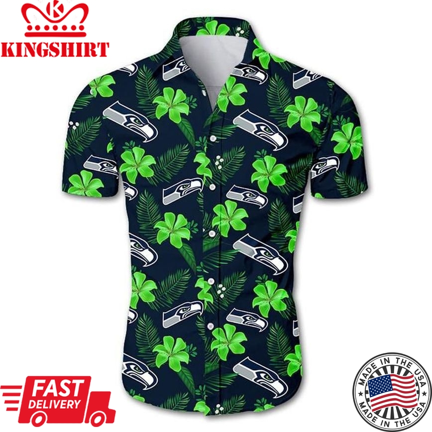 Best Seattle Seahawks Hawaiian Shirt For Big Fans