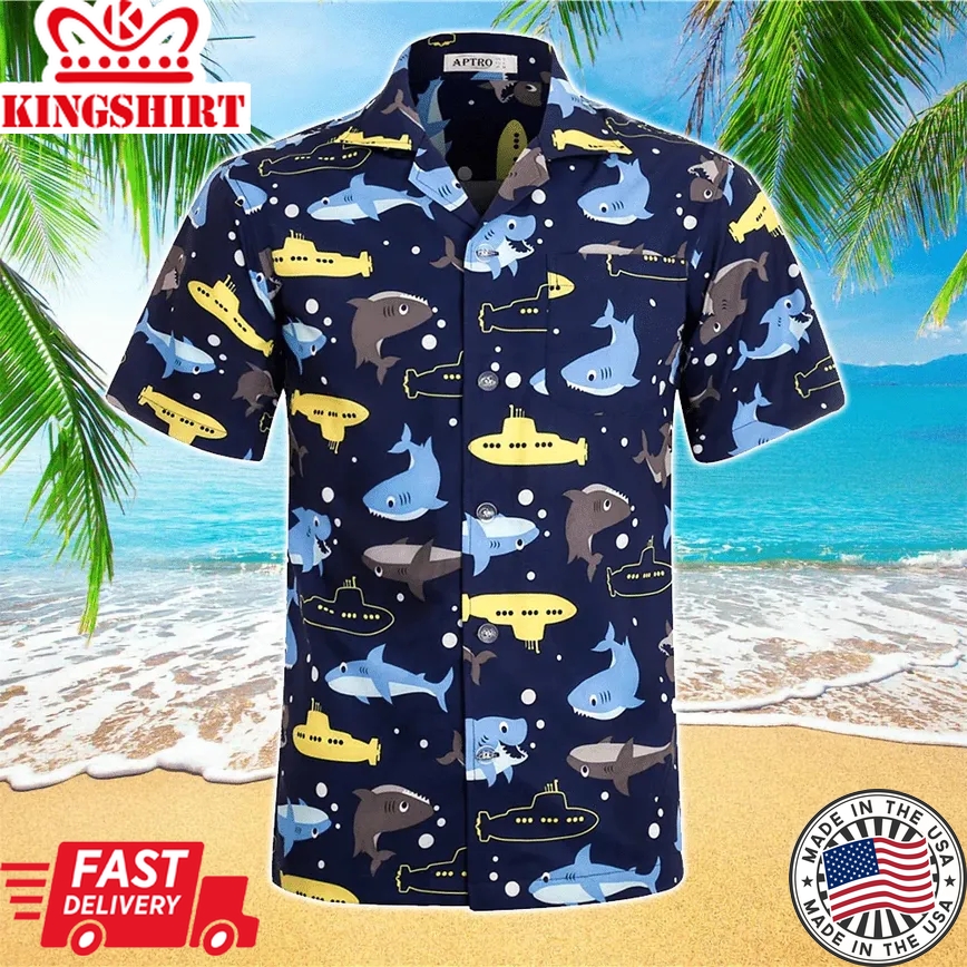 Best Shark Trendy Hawaiian Shirt, Perfect Trendy Hawaiian Shirt For Shark Lover