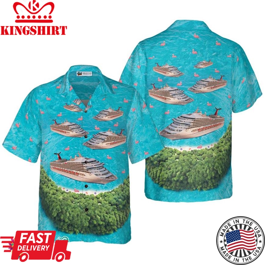 Big Cruise Ship Hawaiian Shirt