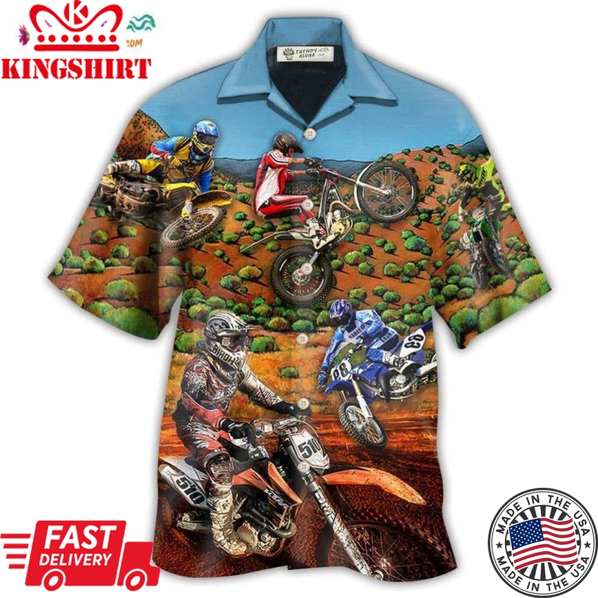 Bike Dirt Bike Cool Style Hawaiian Shirt