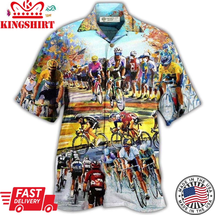 Bike Ride Until The End Of The World Forever Hawaiian Shirt