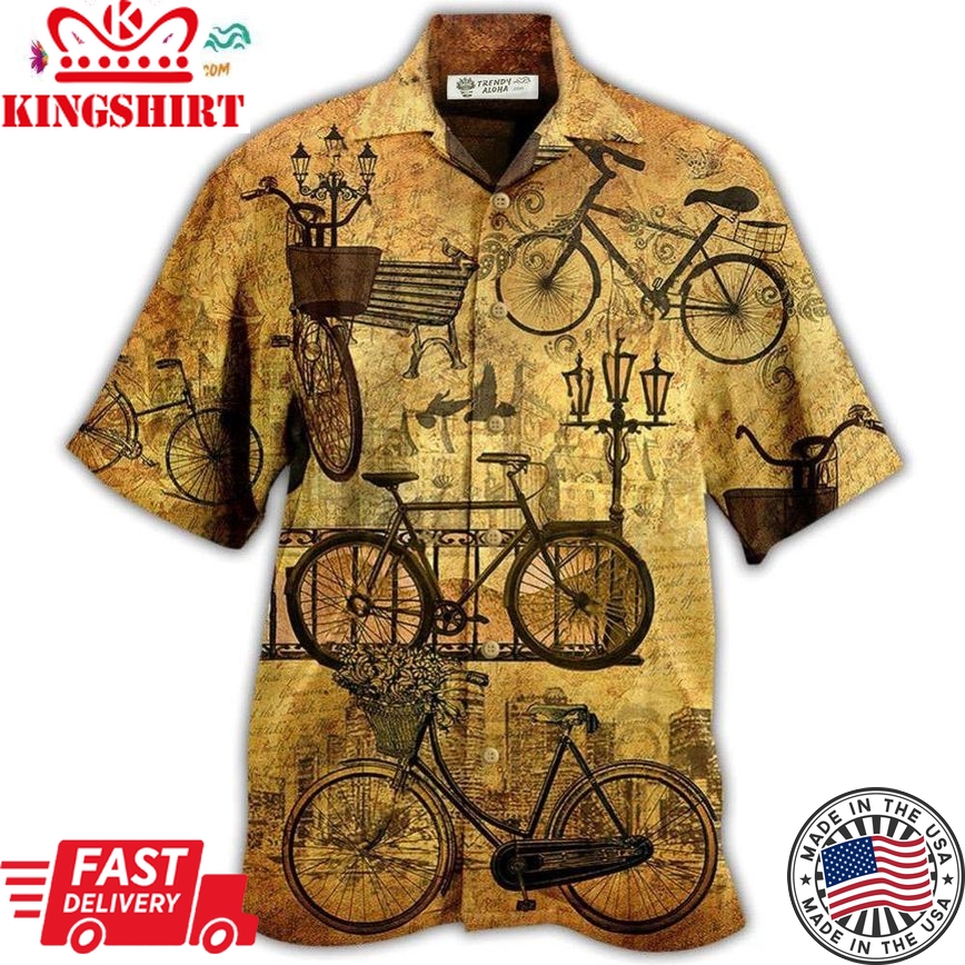 Bike Vintage Love Sunset So Much Hawaiian Shirt