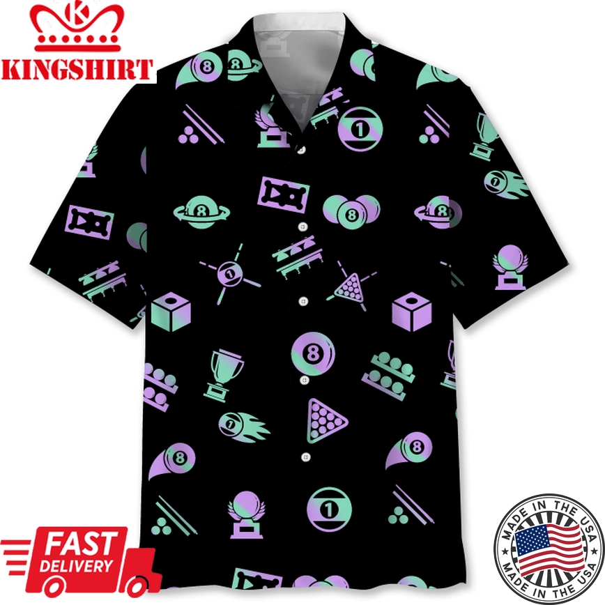 Billiard Color Hawaii Shirt