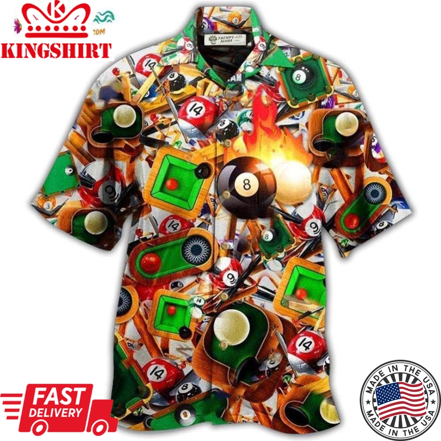 Billiard Make Your Own Luck Hawaiian Shirt