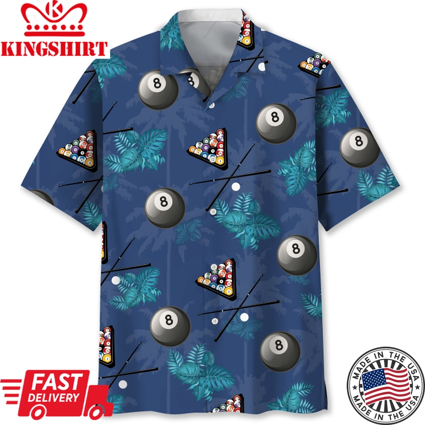 Billiard Tropical Hawaii Shirt