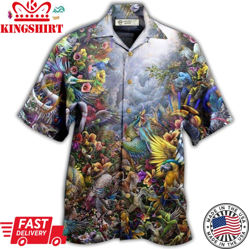 Bird Heaven Amazing Garden Hawaiian Shirt