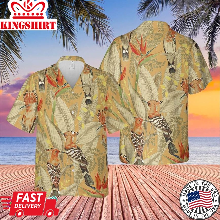 Bird Trending Hawaiian Shirt, Summer Vacation Hawaiian Shirt