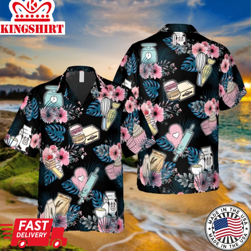 Black Bakery Hawaii Shirt, Gift For Him