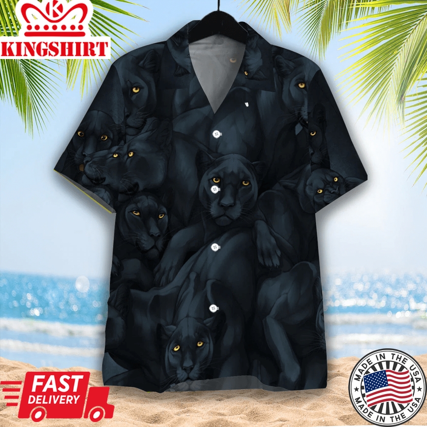 Black Panther So Cool Unisex Trendy Hawaiian Shirt