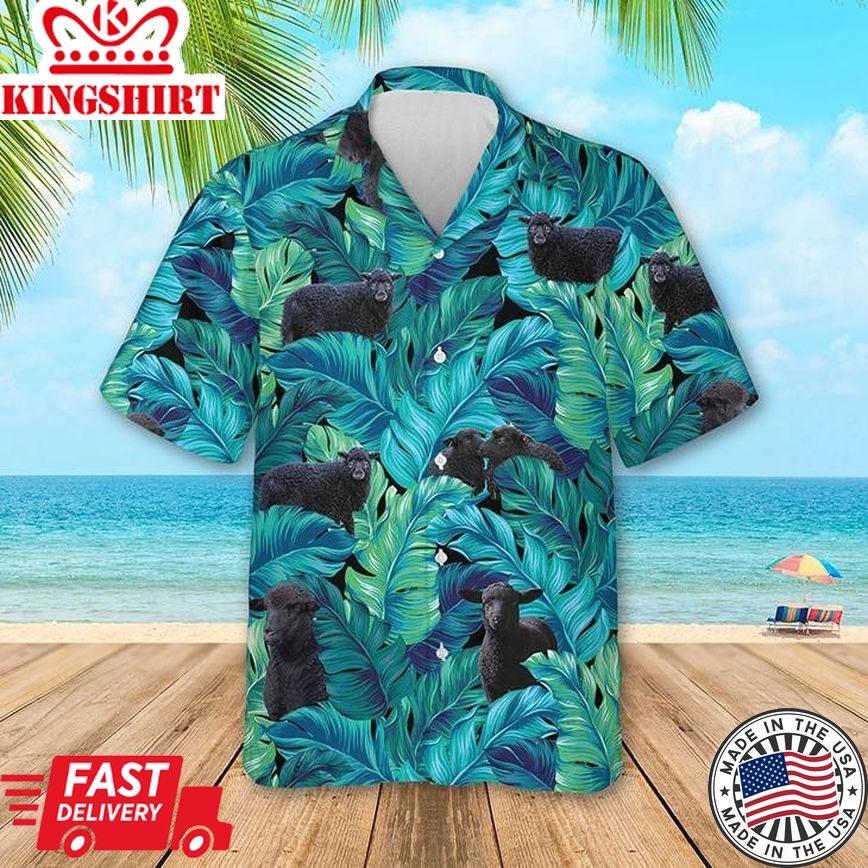 Black Sheep Trendy Hawaiian Shirt For