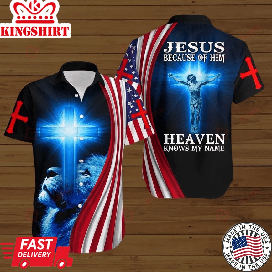 Blessed Shores: Jesus Theme Aloha Shirt