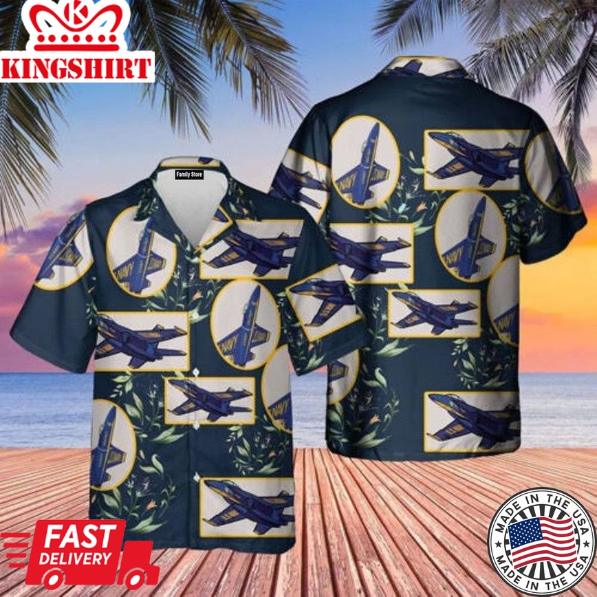 Blue Angels Us Navy Hawaiian Shirt