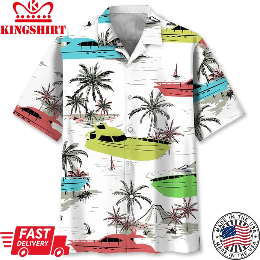 Boating Coconut Hawaii Shirt