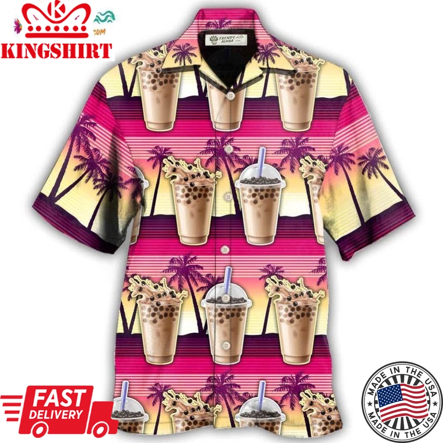 Boba Milk Tea Welcome To Summer Hawaiian Shirt