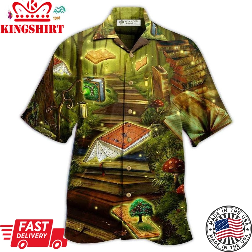 Book Magic Fly Mysterious World Hawaiian Shirt