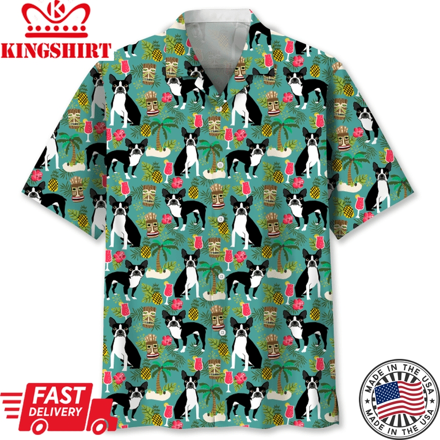 Boston Hawaiian Beach Shirt