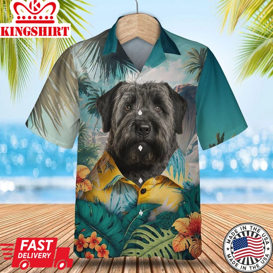 Bouvier Des Flandres Ai - 3D Tropical Trendy Hawaiian Shirt