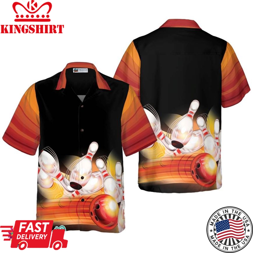 Bowling Ball And Pin Hawaiian Shirt