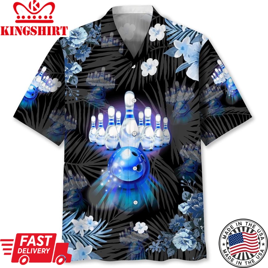 Bowling Flower Trendy Hawaiian Shirt